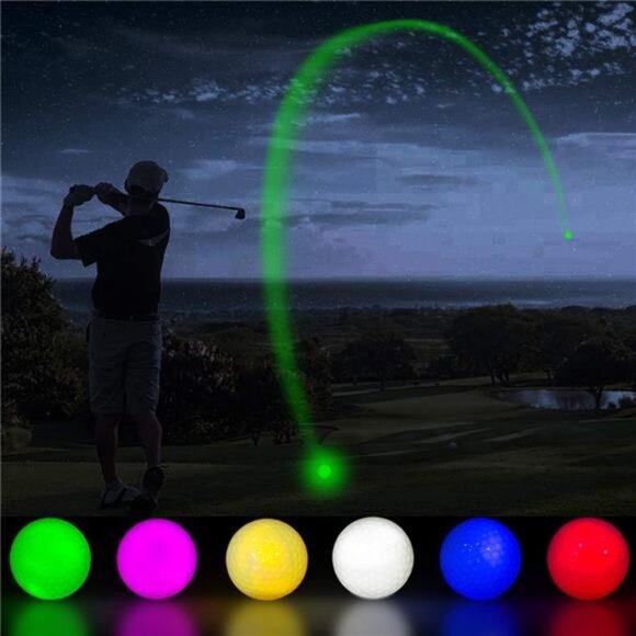 Glow in The Dark Golf Balls Light up Led Golf Balls Night Golf Gift Sets - Picture 6 of 7